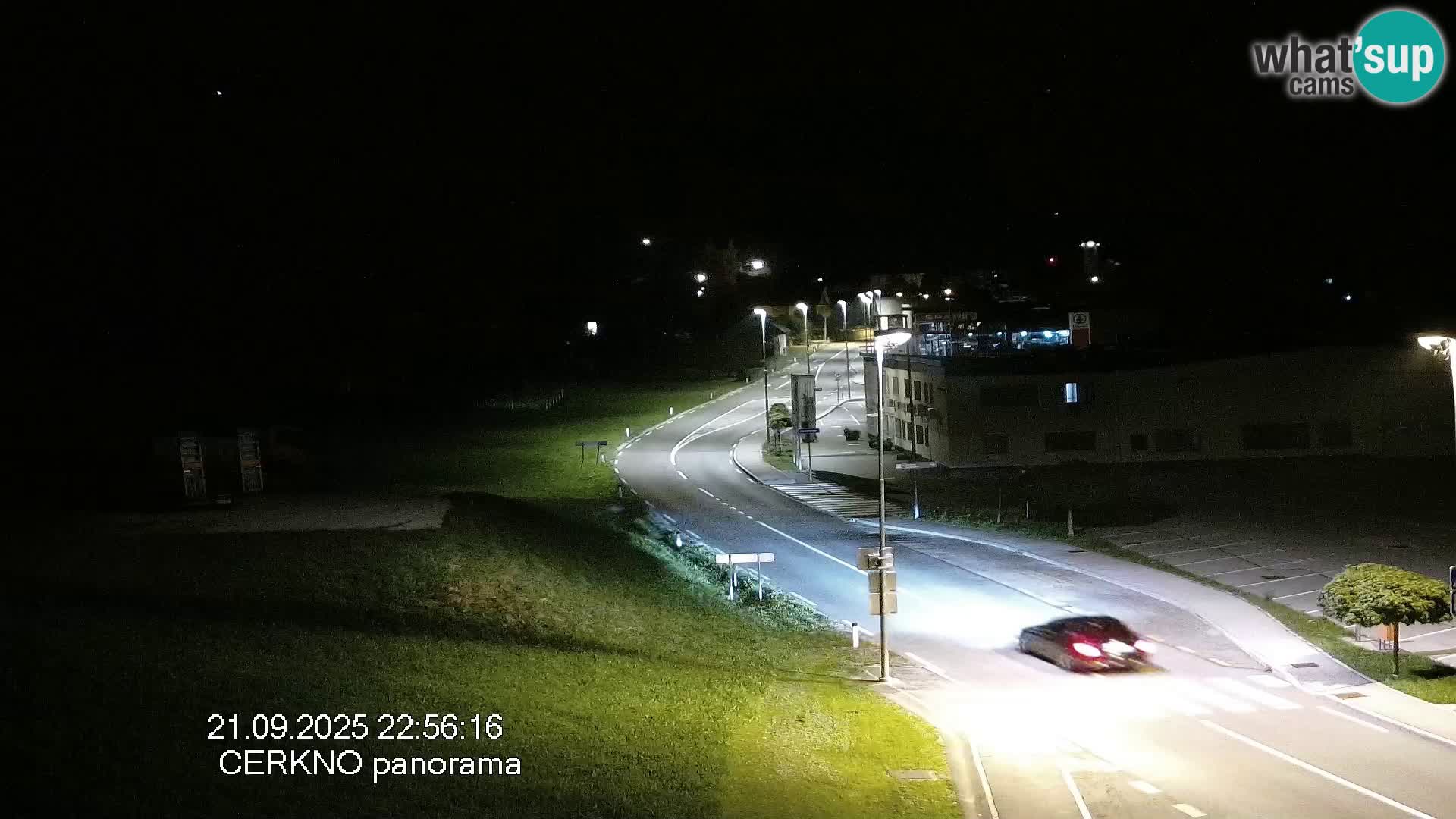 Cerkno entrada a la ciudad Webcam en vivo