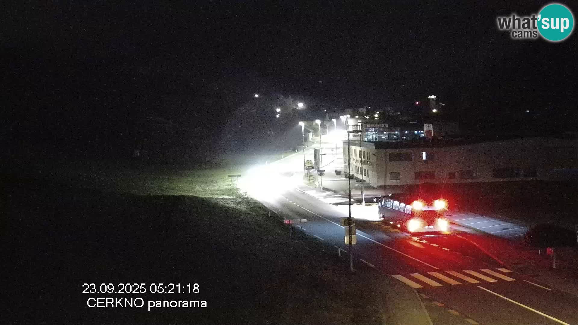 Cerkno entrada a la ciudad Webcam en vivo