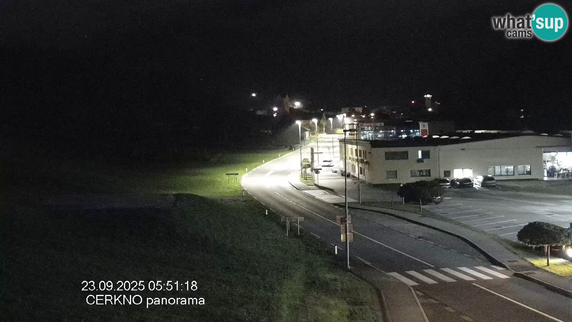 Cerkno city entrance Live Webcam