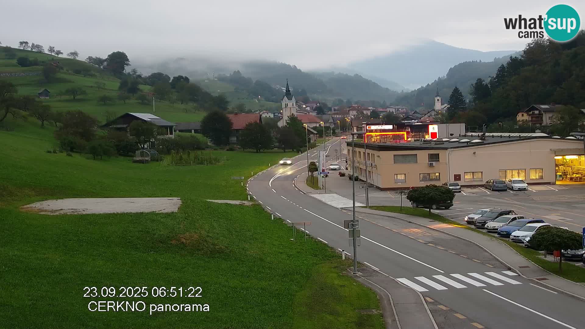 Cerkno Stadteingang Live-Webcam