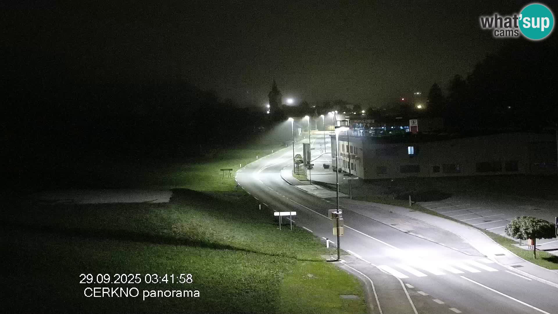 Cerkno city entrance Live Webcam