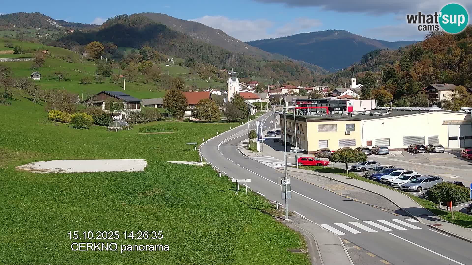 Webcam Ingresso Città di Cerkno