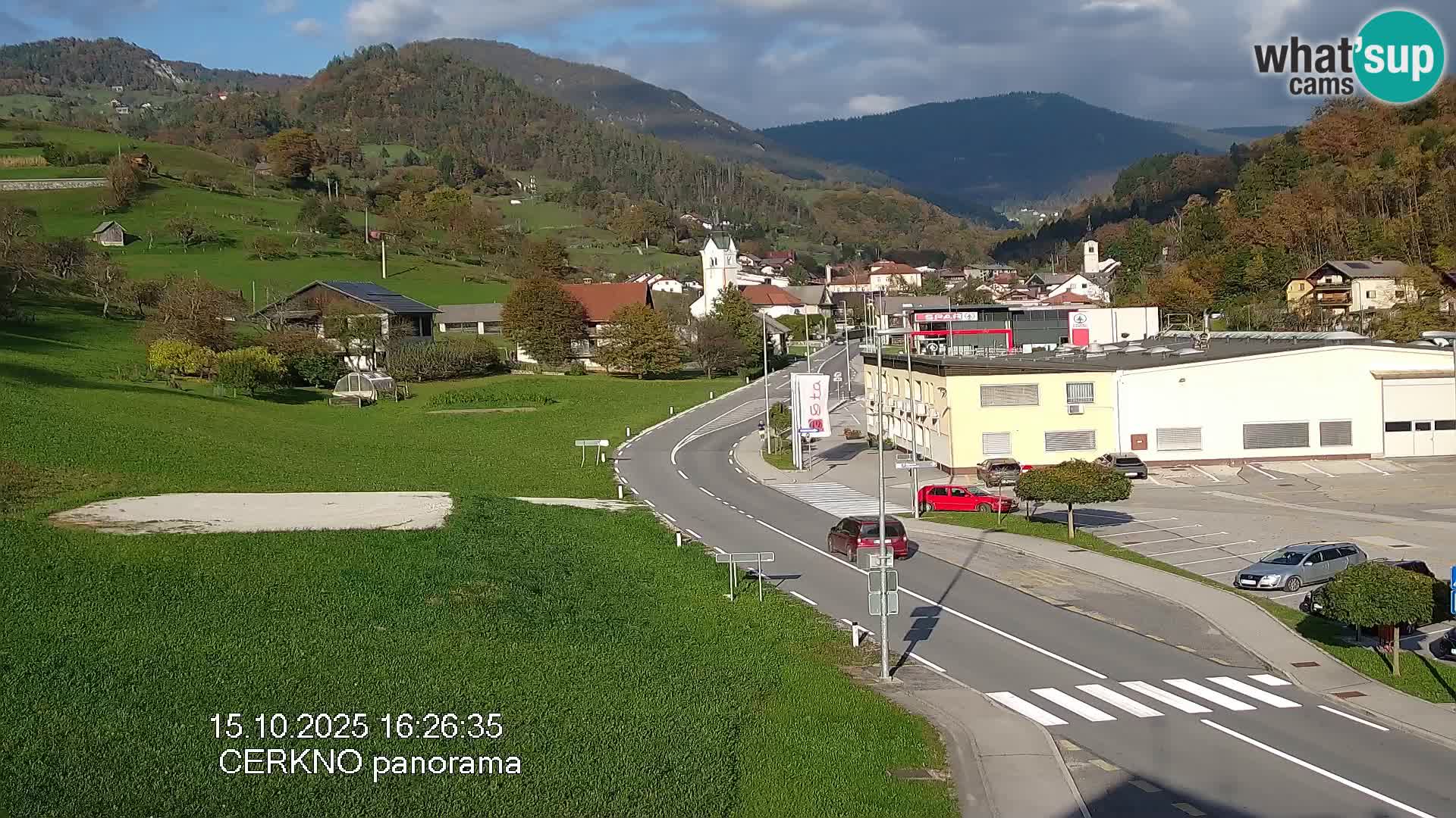Cerkno Stadteingang Live-Webcam