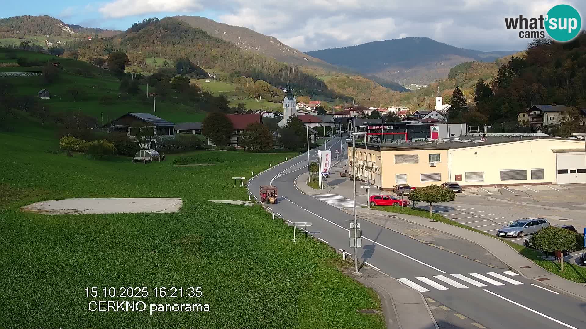 Cerkno ulaz u grad – Kamera uživo