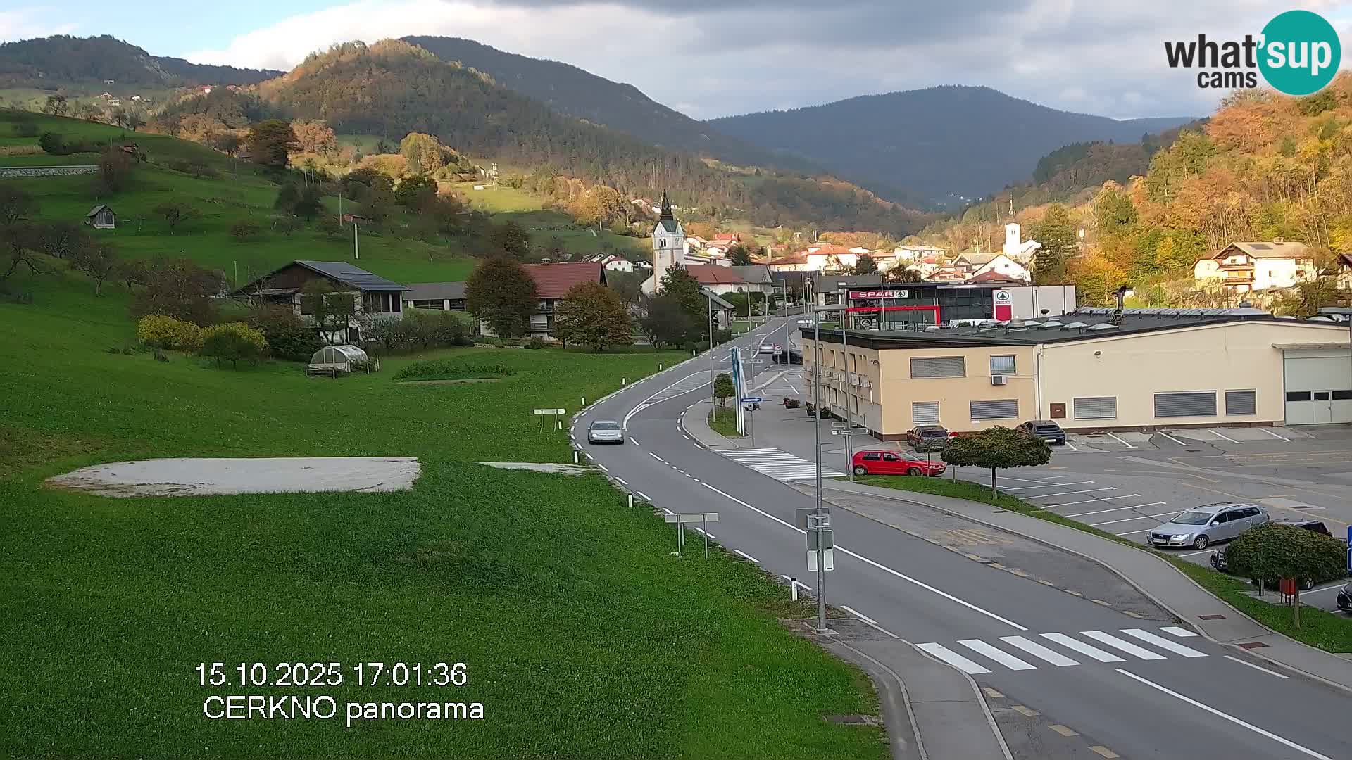 Cerkno ulaz u grad – Kamera uživo