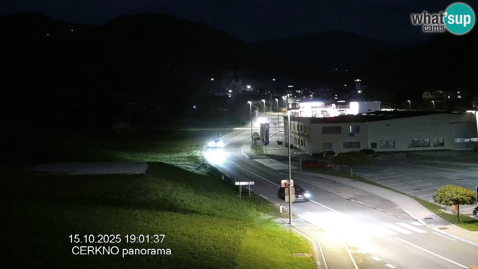 Cerkno entrada a la ciudad Webcam en vivo