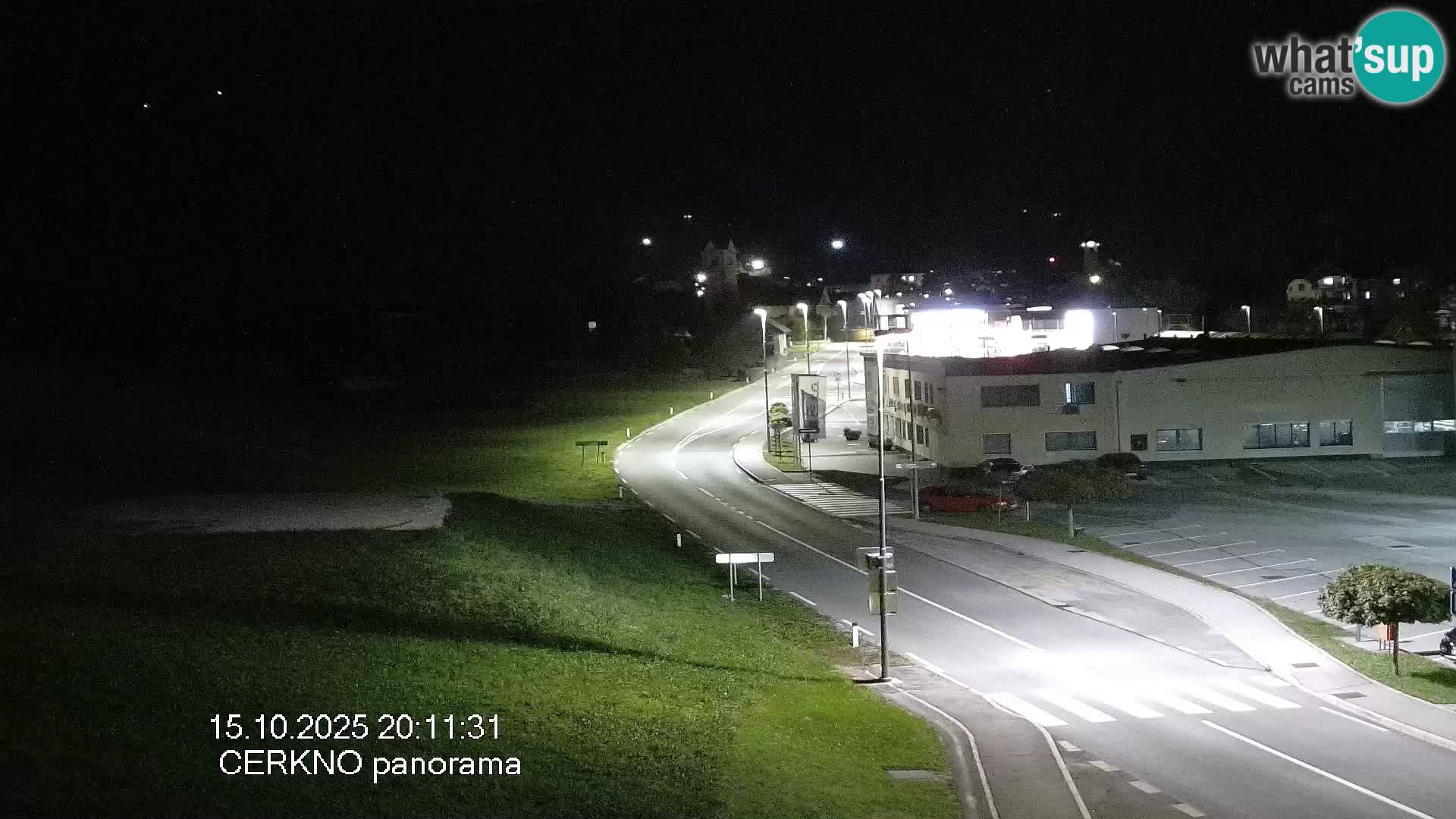 Cerkno entrada a la ciudad Webcam en vivo