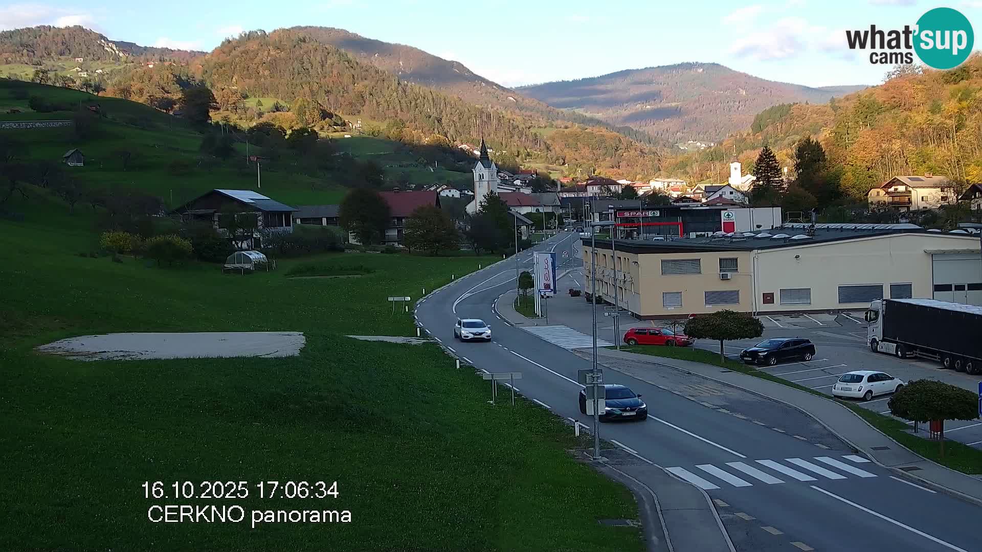 Cerkno Stadteingang Live-Webcam