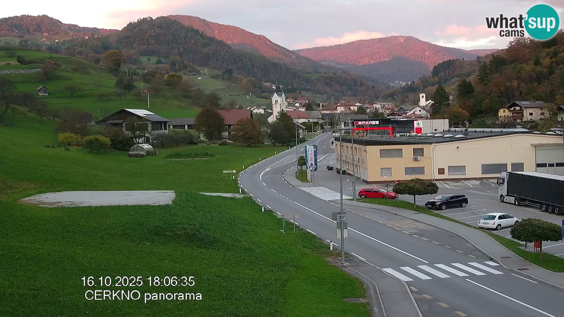 Cerkno ulaz u grad – Kamera uživo
