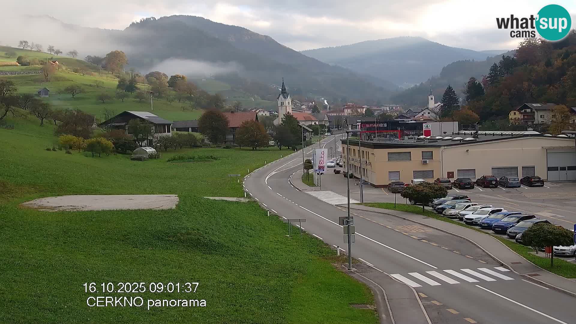 Cerkno ulaz u grad – Kamera uživo