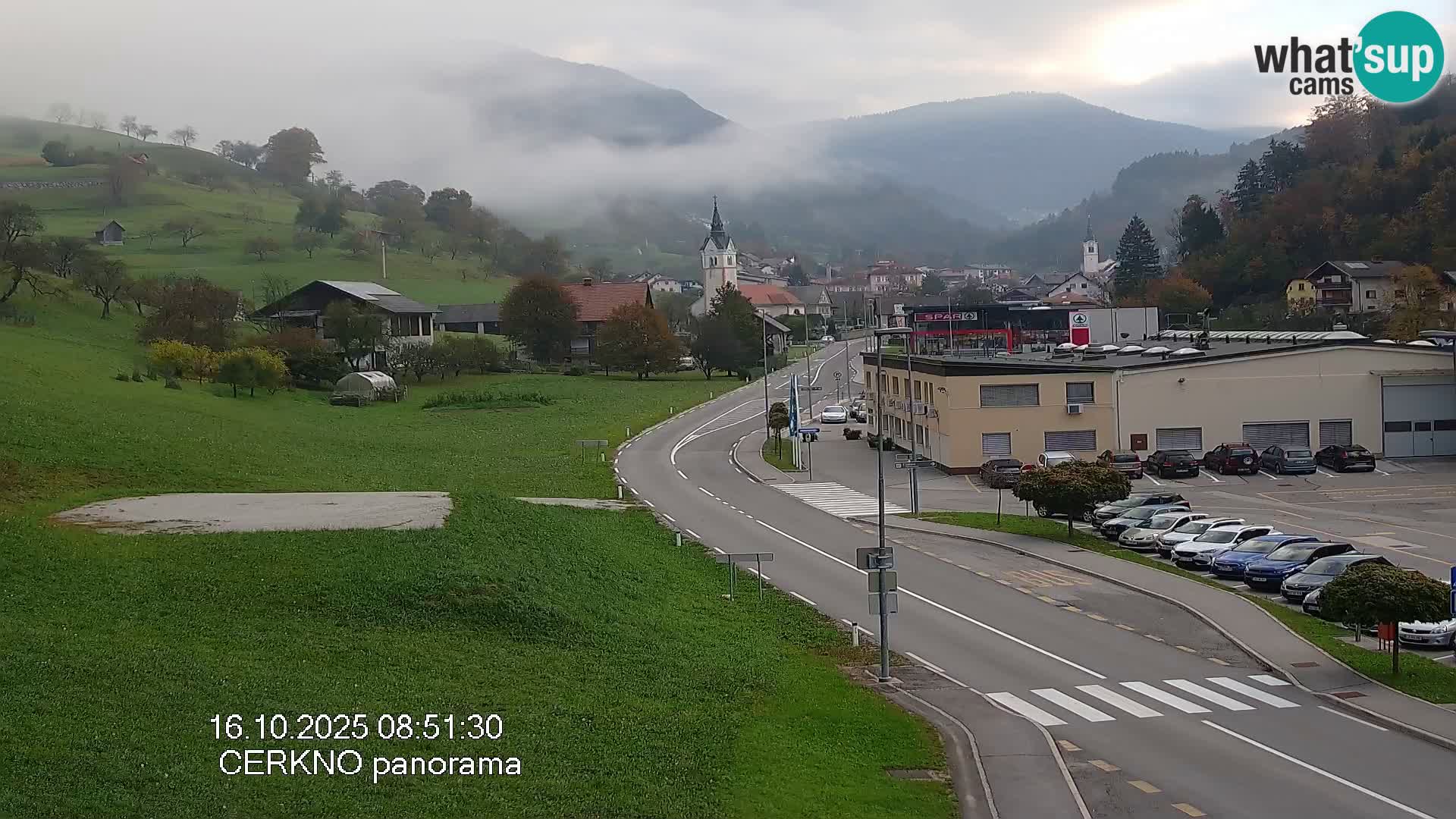 Cerkno Stadteingang Live-Webcam