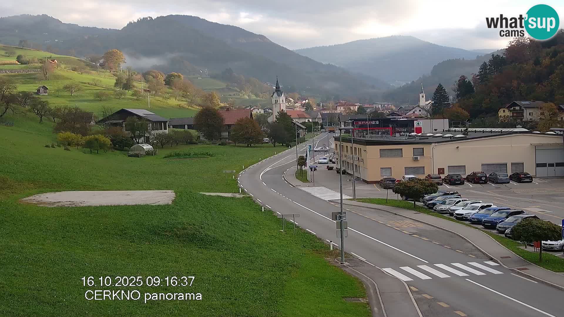 Cerkno ulaz u grad – Kamera uživo