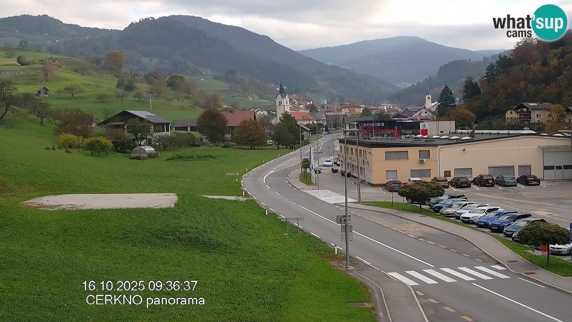 Cerkno ulaz u grad – Kamera uživo
