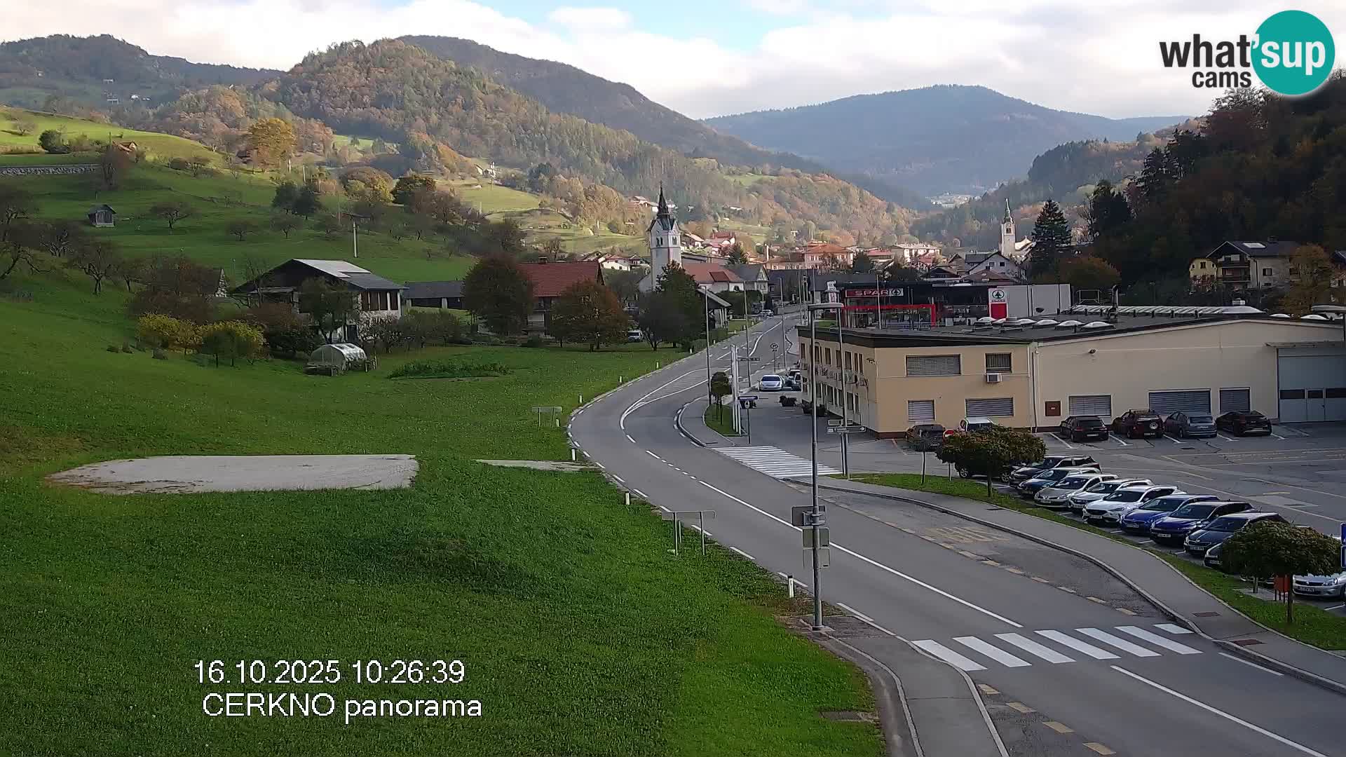 Cerkno Stadteingang Live-Webcam