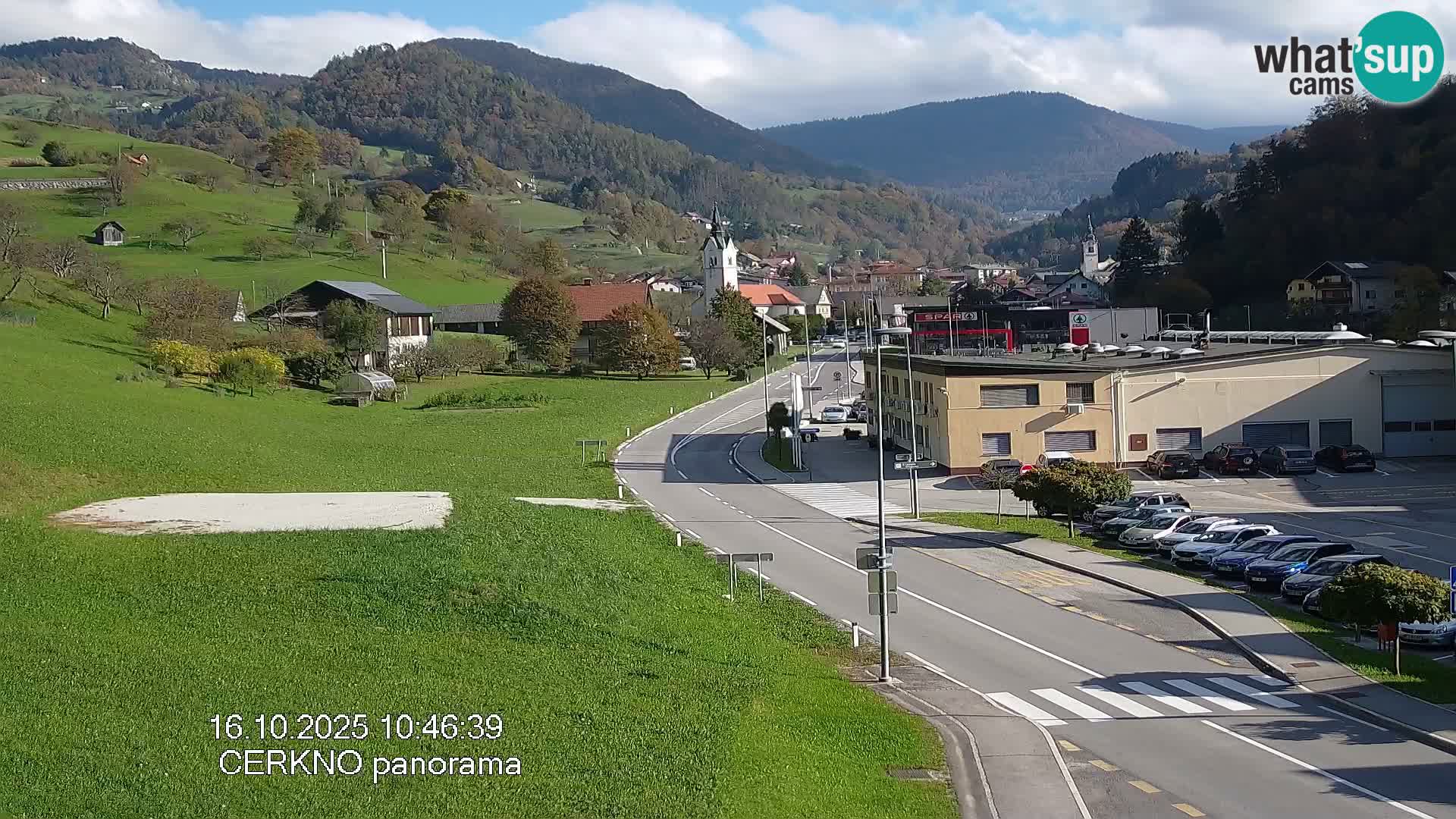 Cerkno ulaz u grad – Kamera uživo