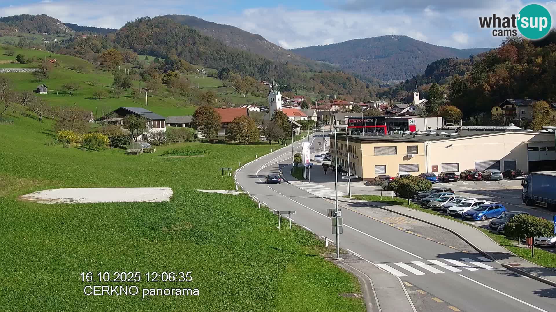 Cerkno ulaz u grad – Kamera uživo