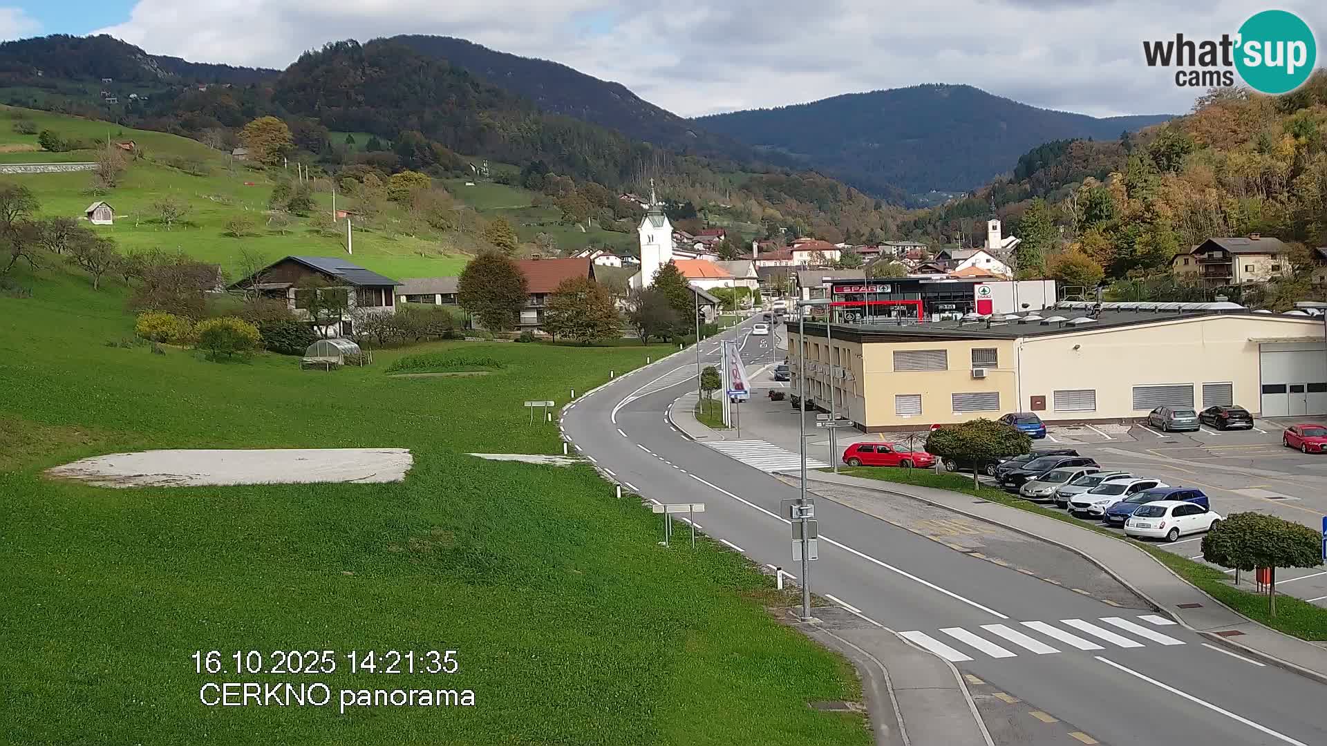 Cerkno ulaz u grad – Kamera uživo
