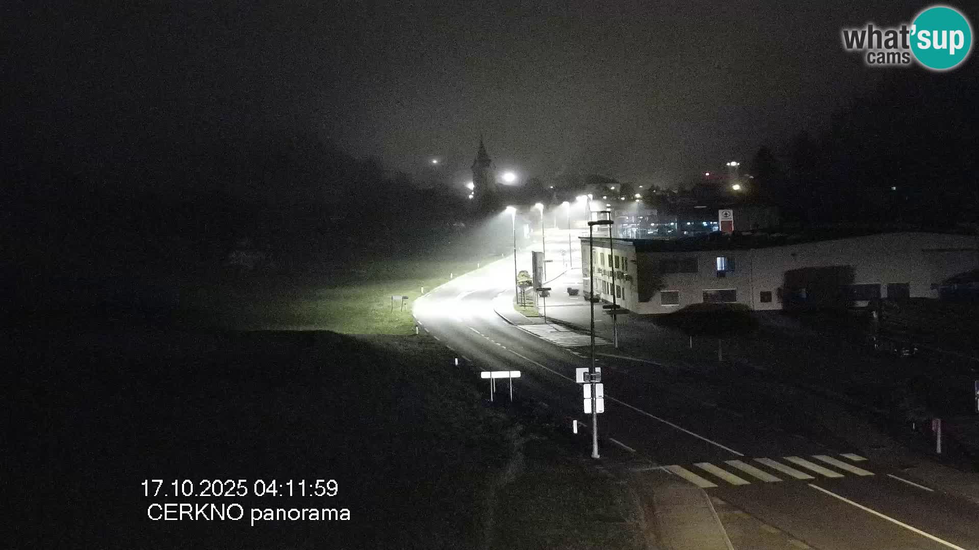 Cerkno city entrance Live Webcam