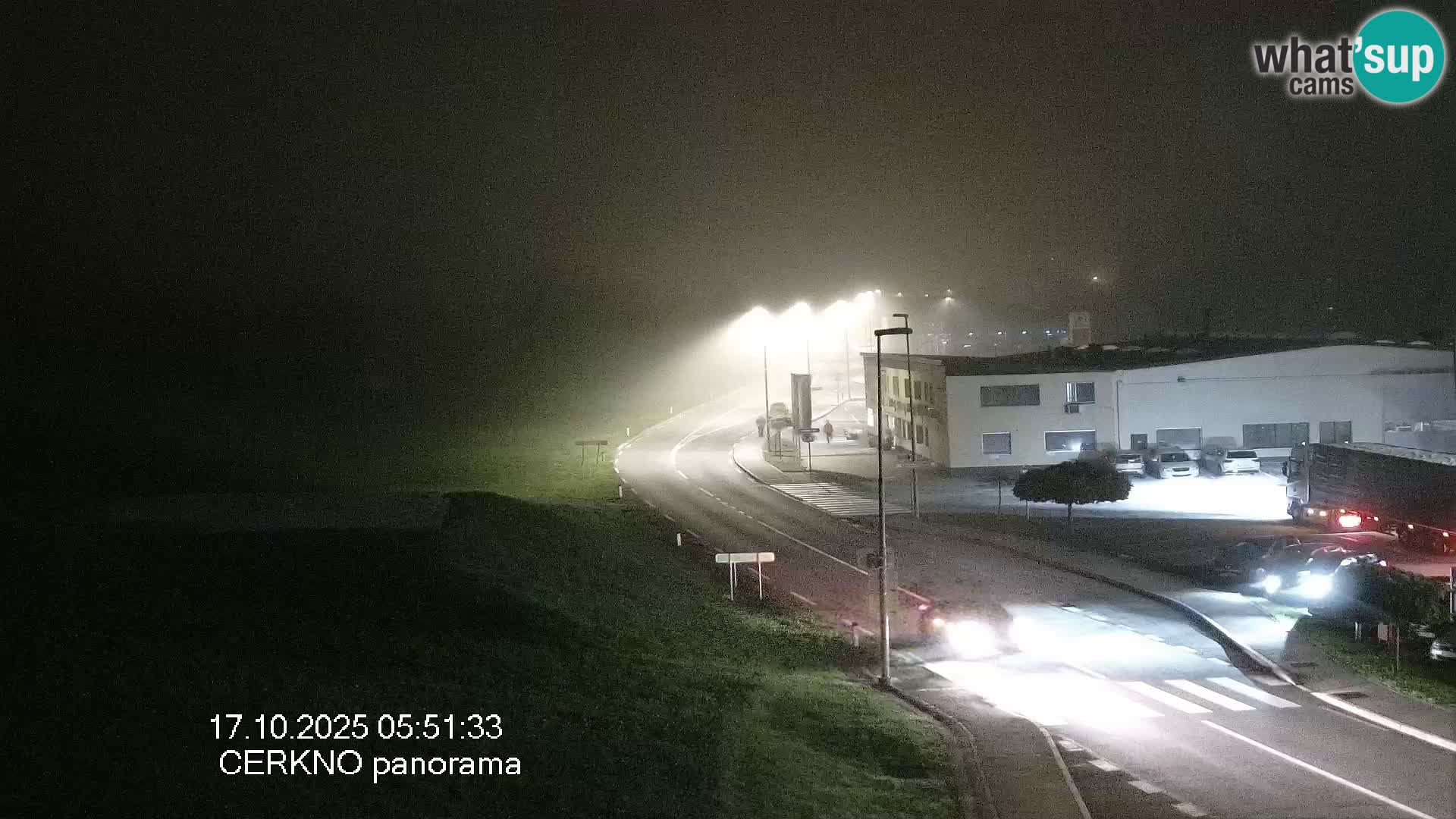 Cerkno city entrance Live Webcam