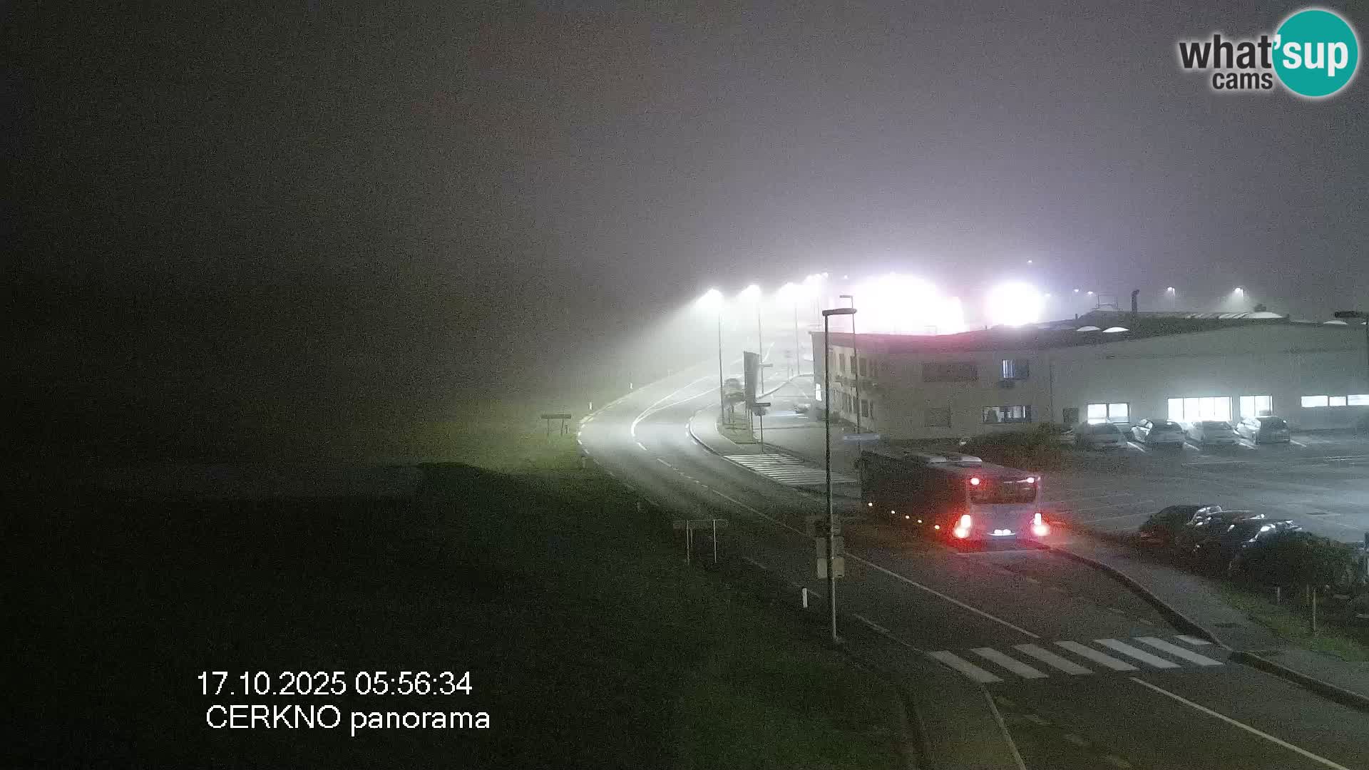 Cerkno entrada a la ciudad Webcam en vivo