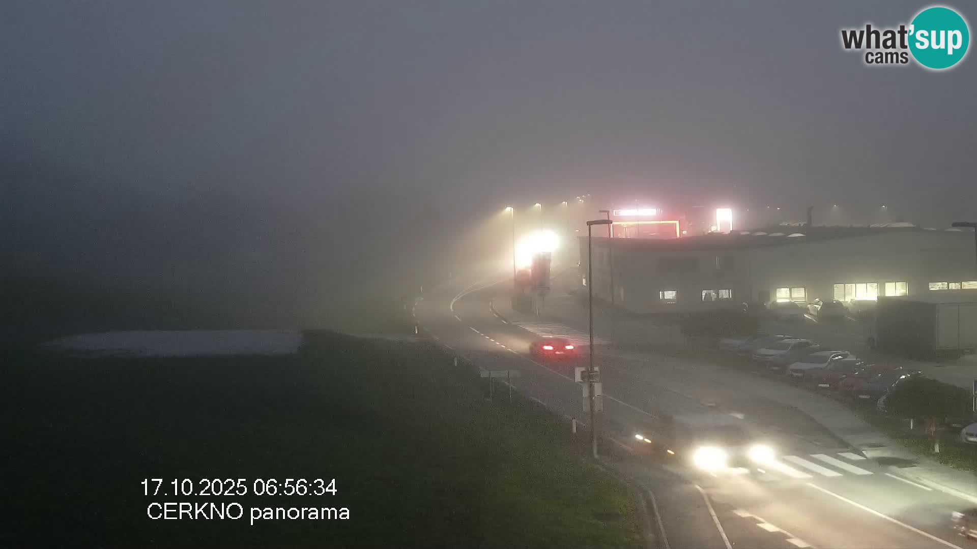 Cerkno city entrance Live Webcam
