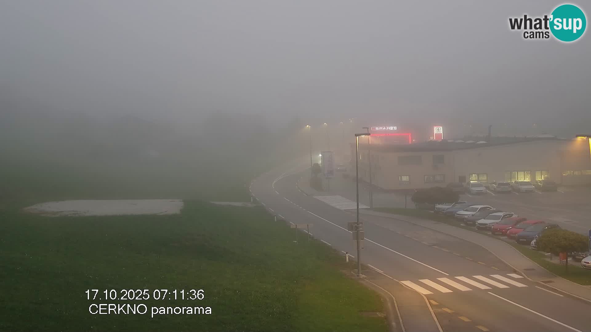 Webcam en direct – Entrée de la ville de Cerkno