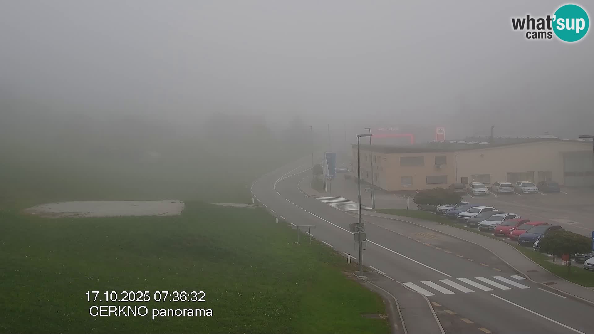 Cerkno city entrance Live Webcam