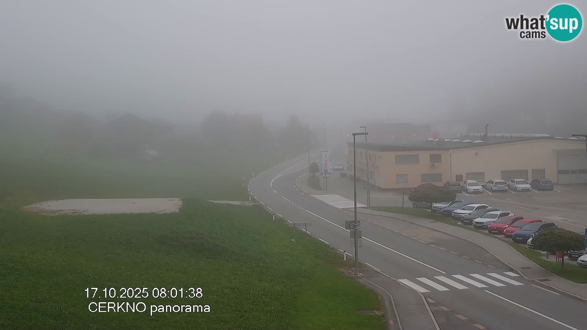 Cerkno city entrance Live Webcam