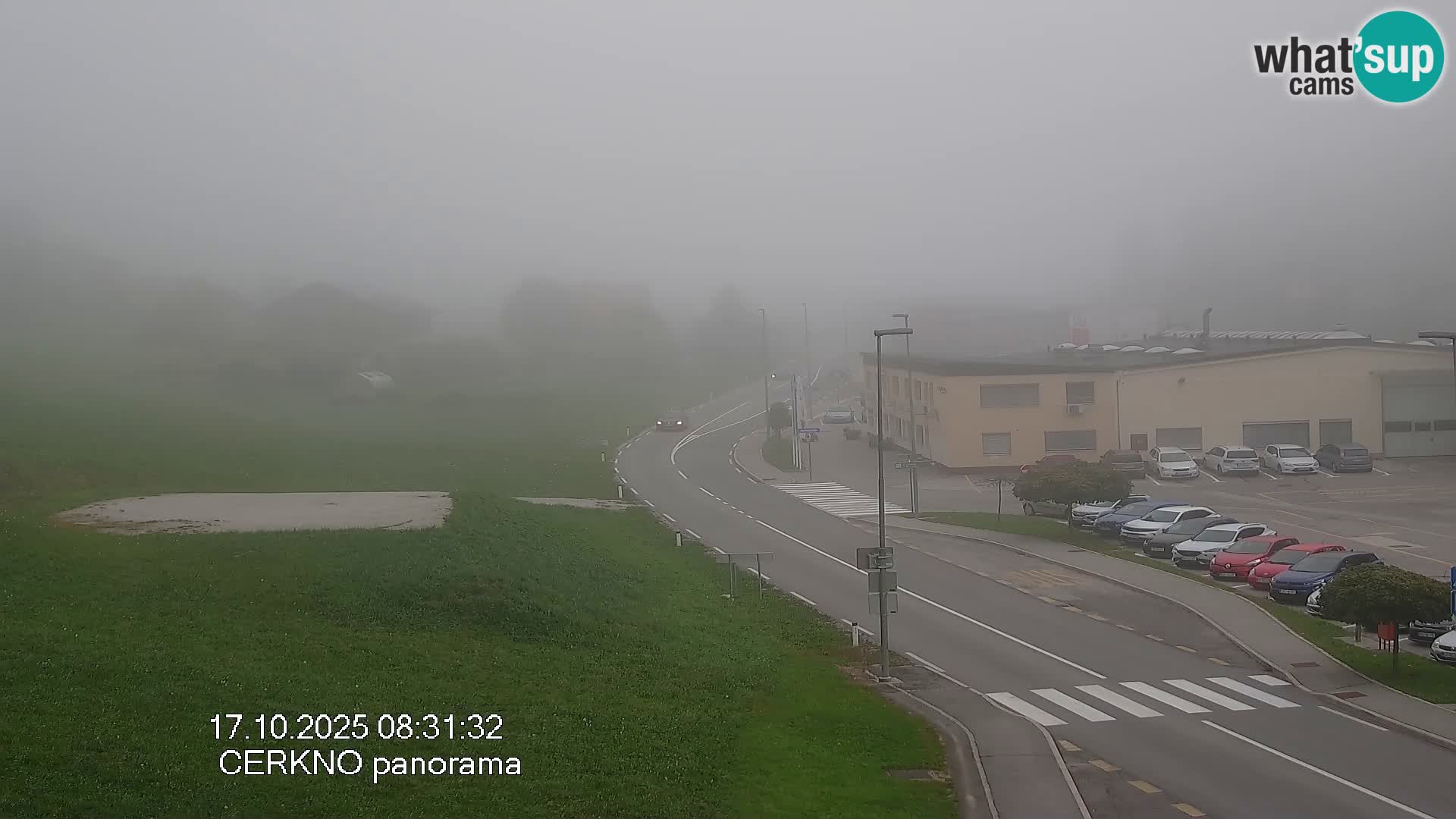 Webcam en direct – Entrée de la ville de Cerkno