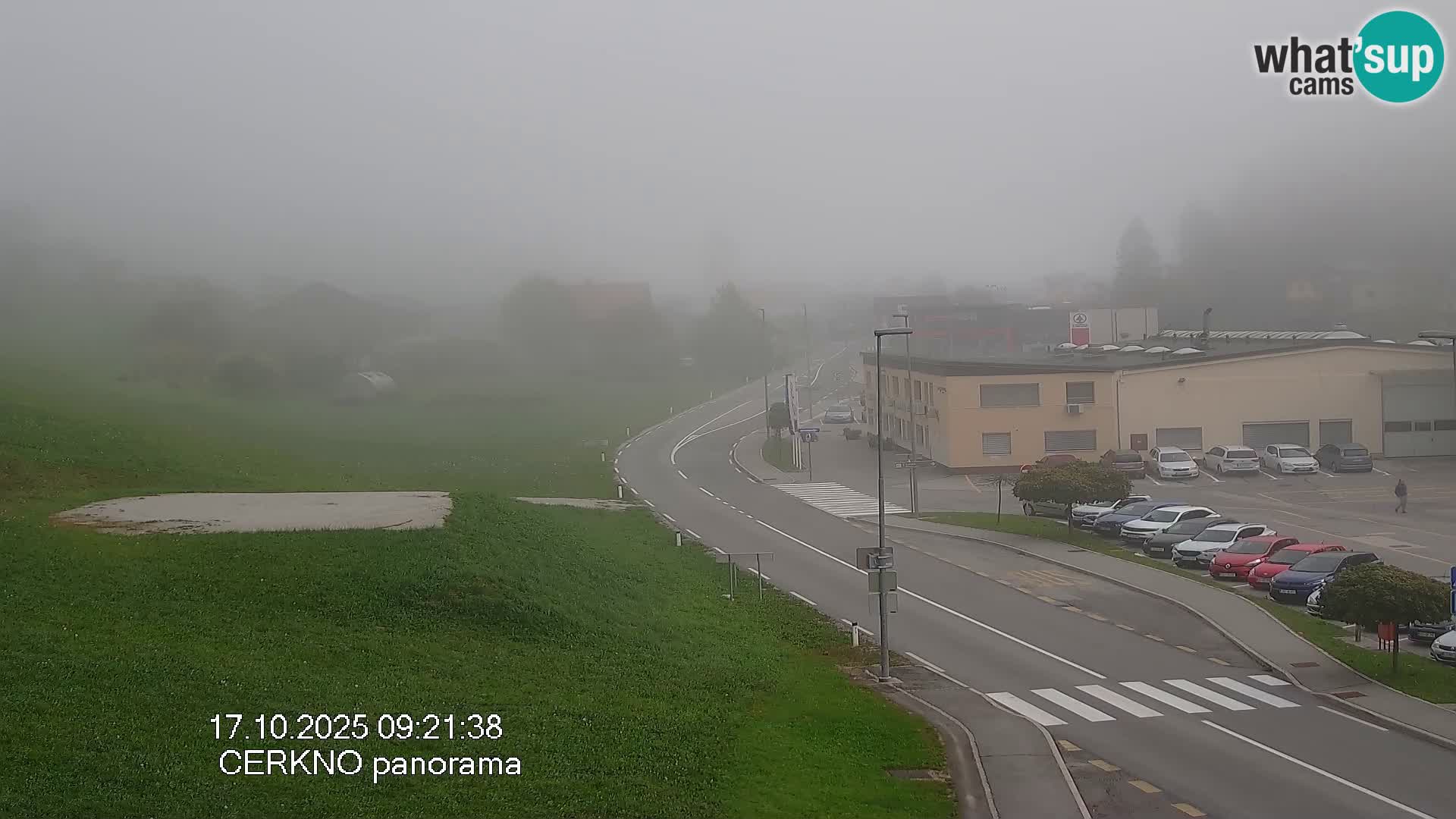 Webcam en direct – Entrée de la ville de Cerkno