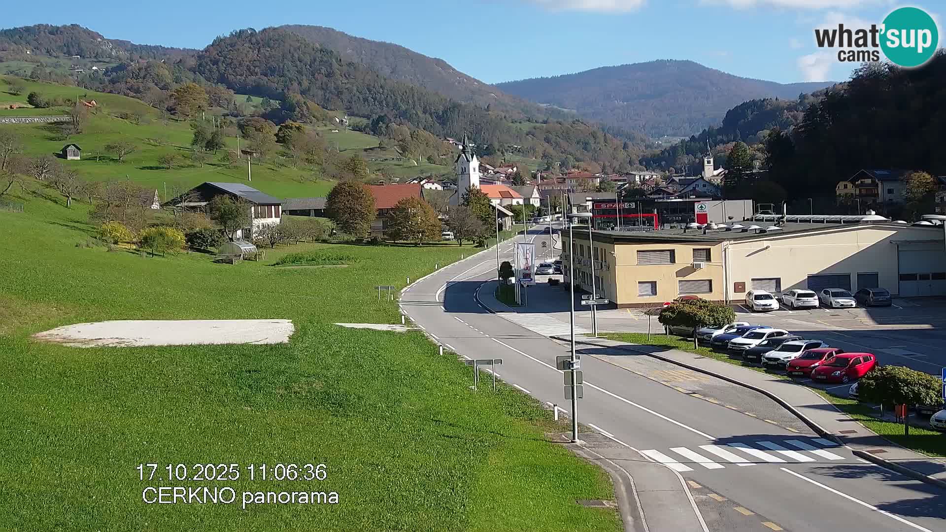 Cerkno ulaz u grad – Kamera uživo