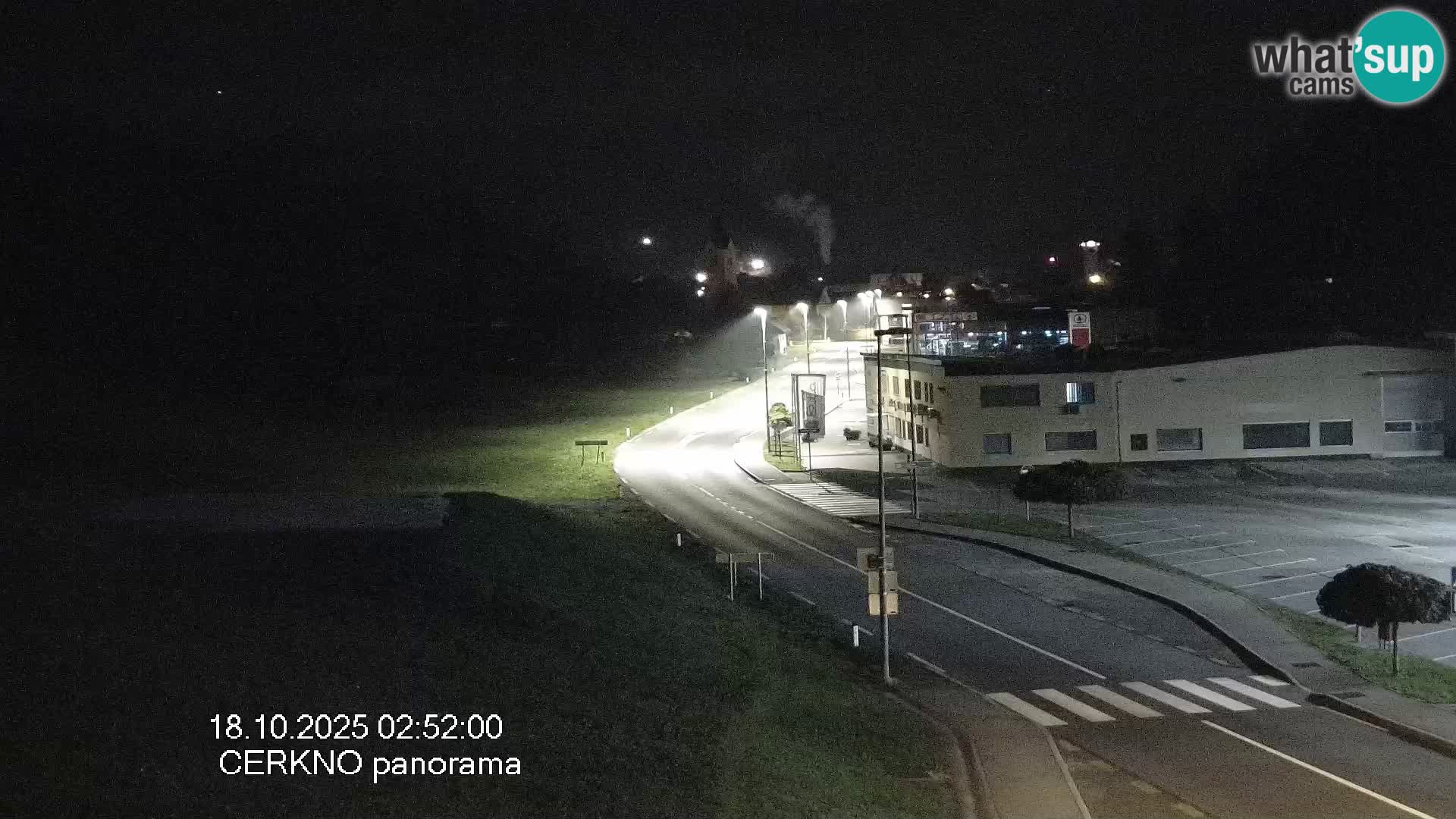 Webcam en direct – Entrée de la ville de Cerkno
