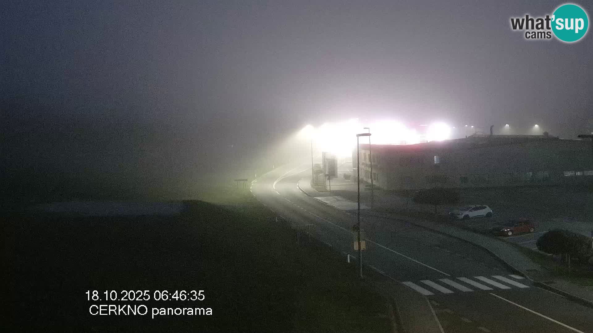 Cerkno city entrance Live Webcam