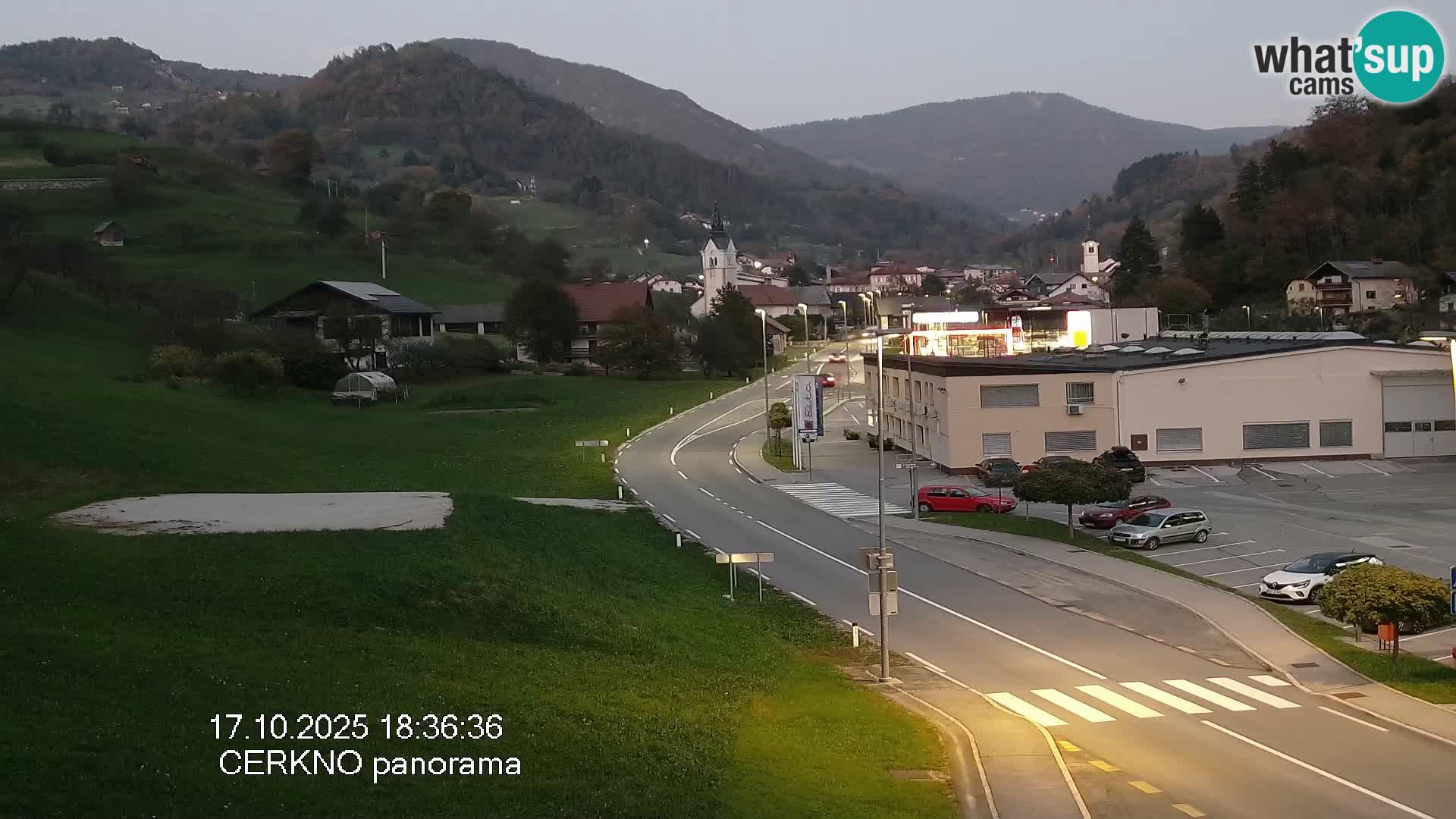 Webcam Ingresso Città di Cerkno