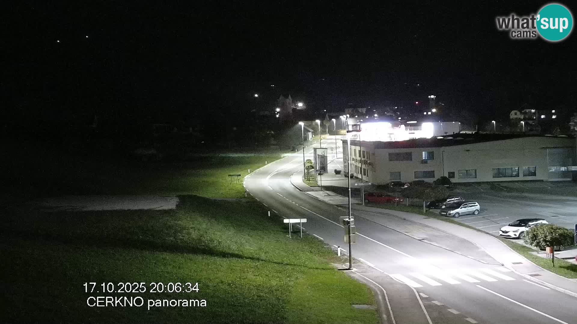 Cerkno entrada a la ciudad Webcam en vivo