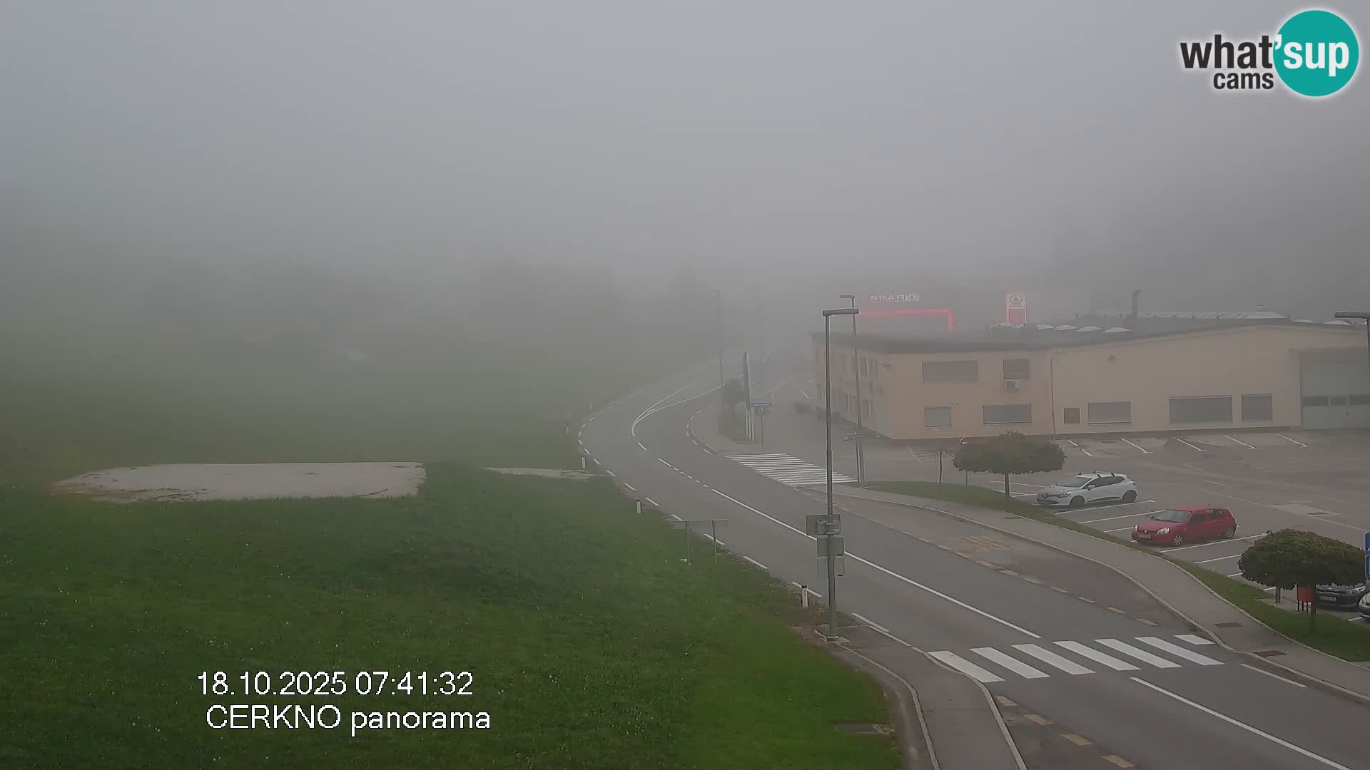Cerkno city entrance Live Webcam