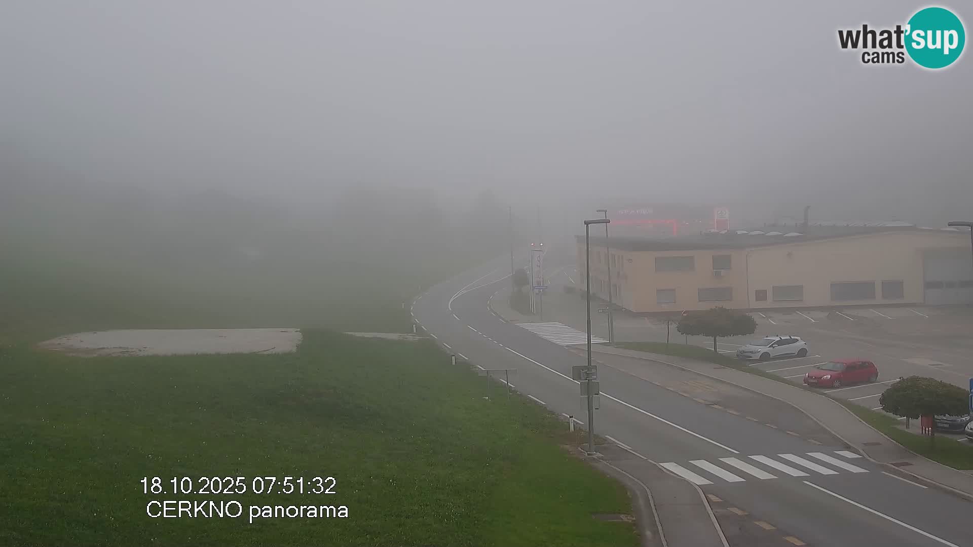 Cerkno city entrance Live Webcam