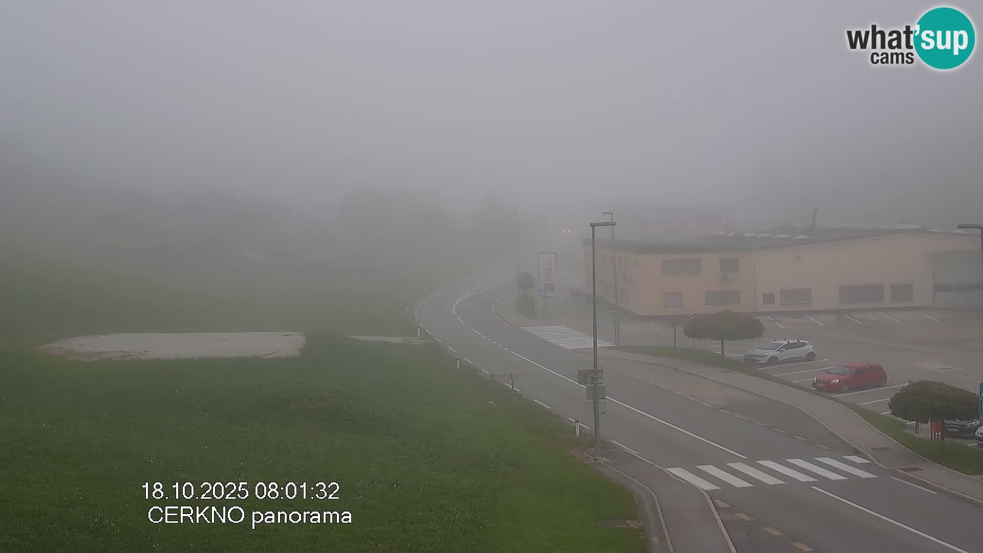 Cerkno city entrance Live Webcam