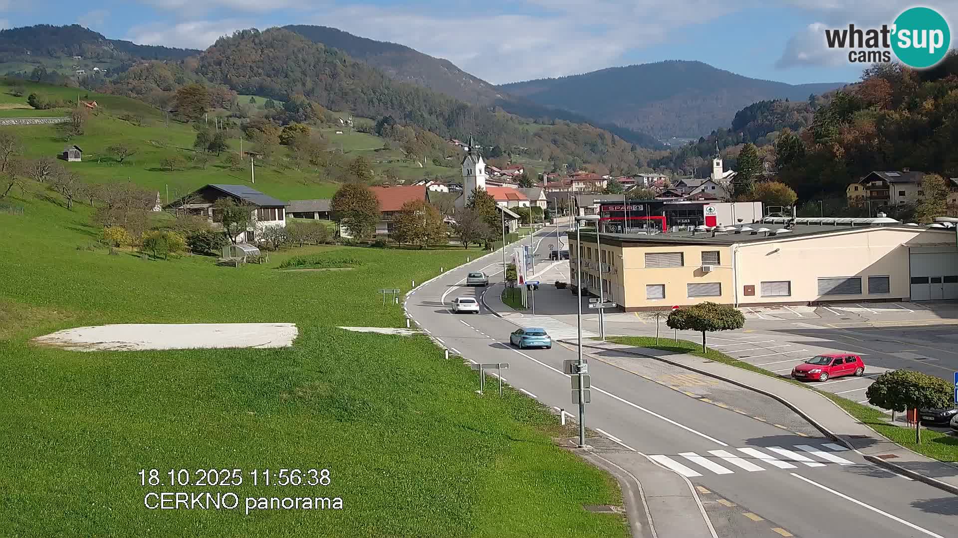 Cerkno Stadteingang Live-Webcam