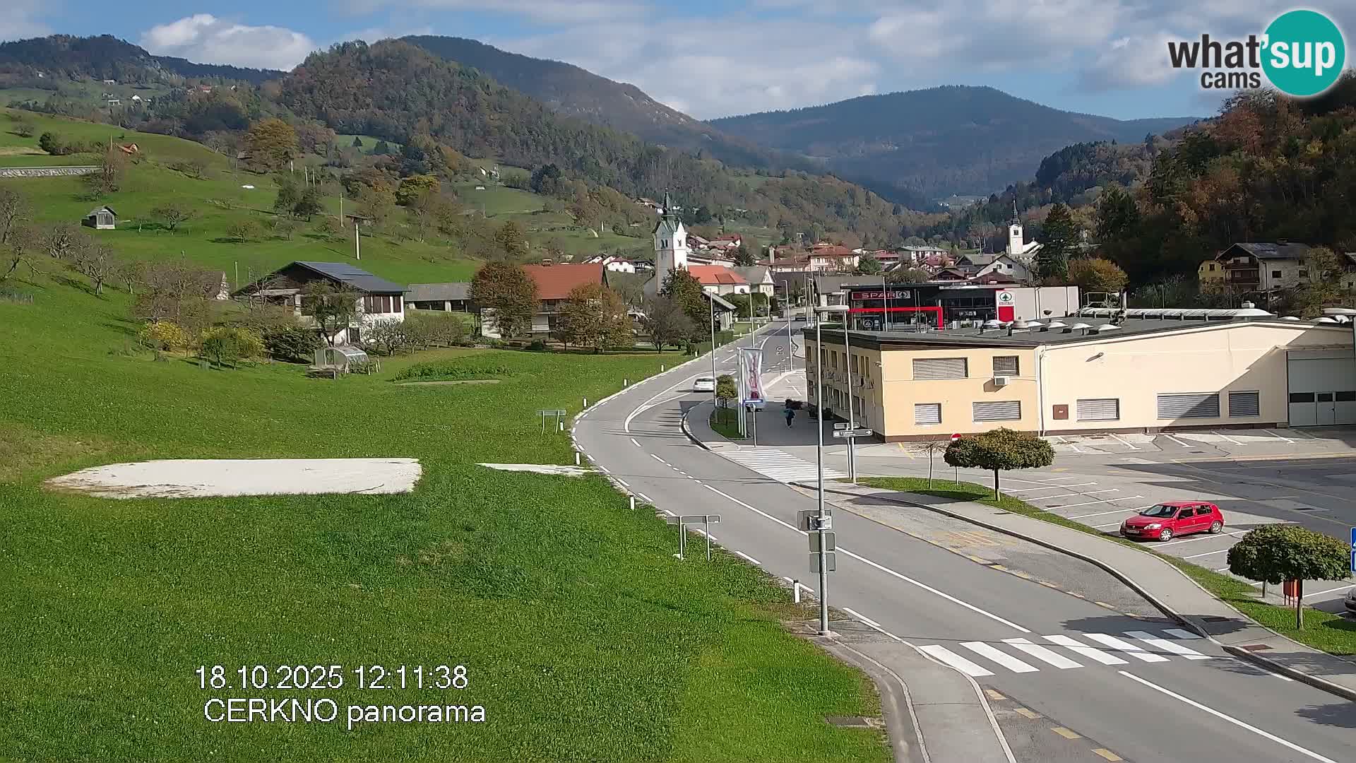 Cerkno ulaz u grad – Kamera uživo