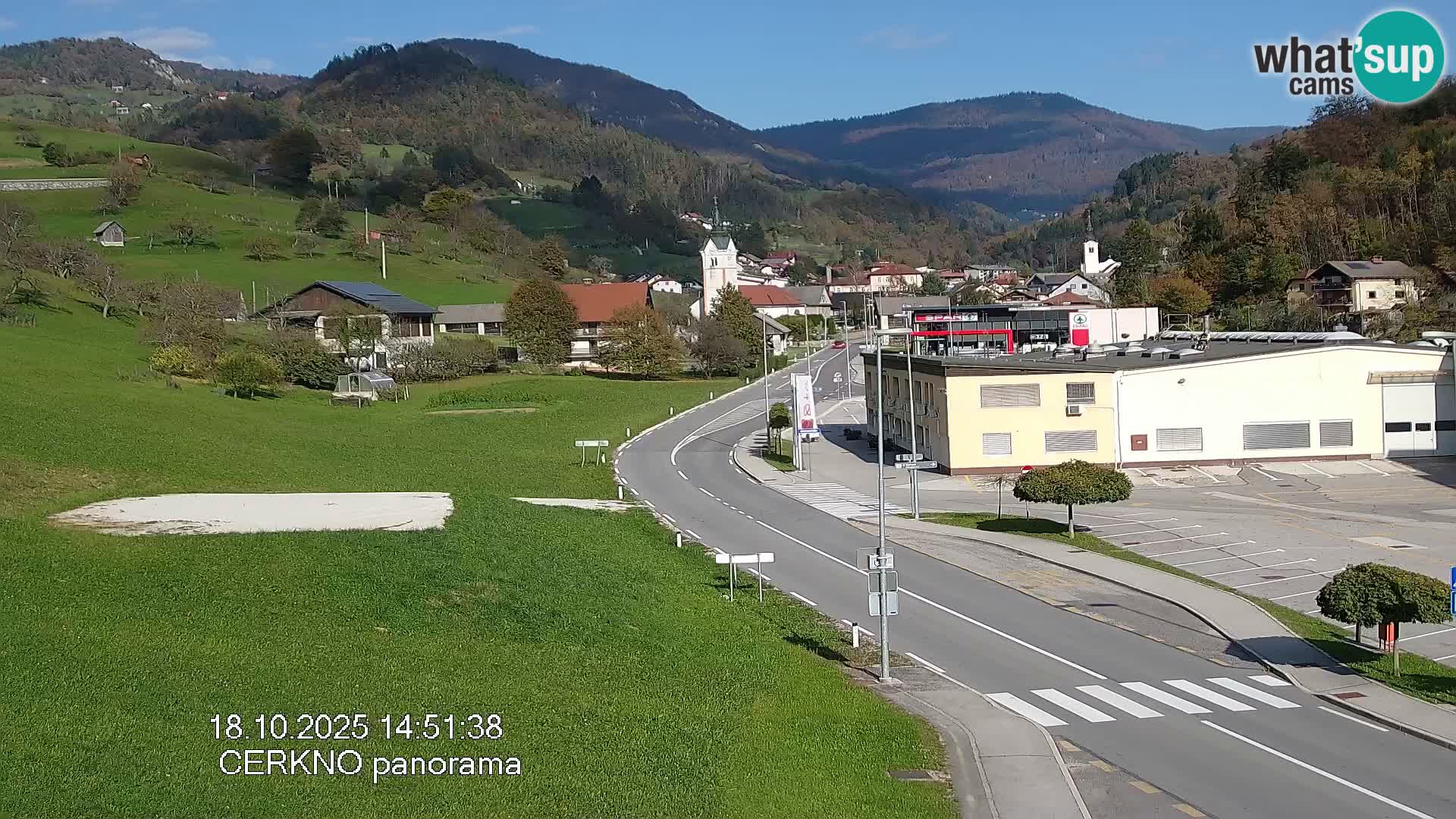 Cerkno Stadteingang Live-Webcam