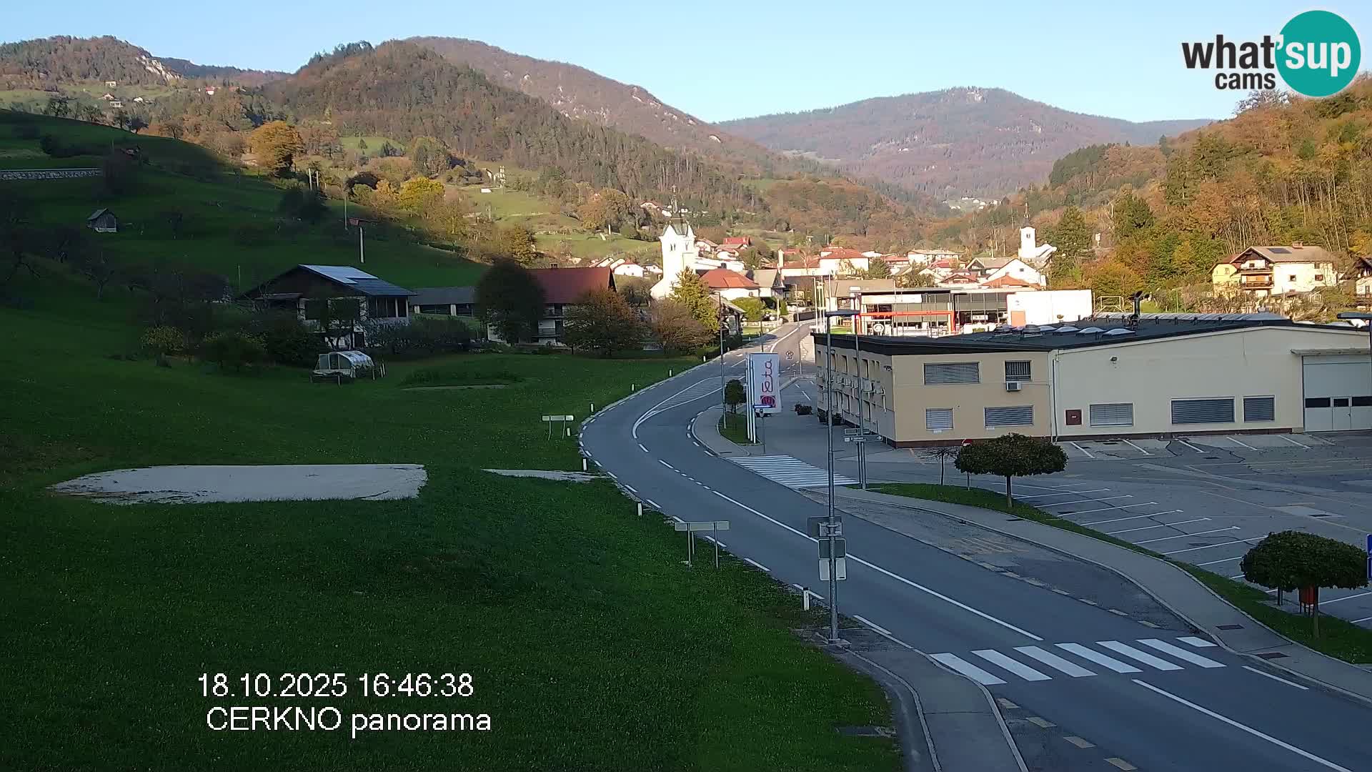 Webcam Ingresso Città di Cerkno