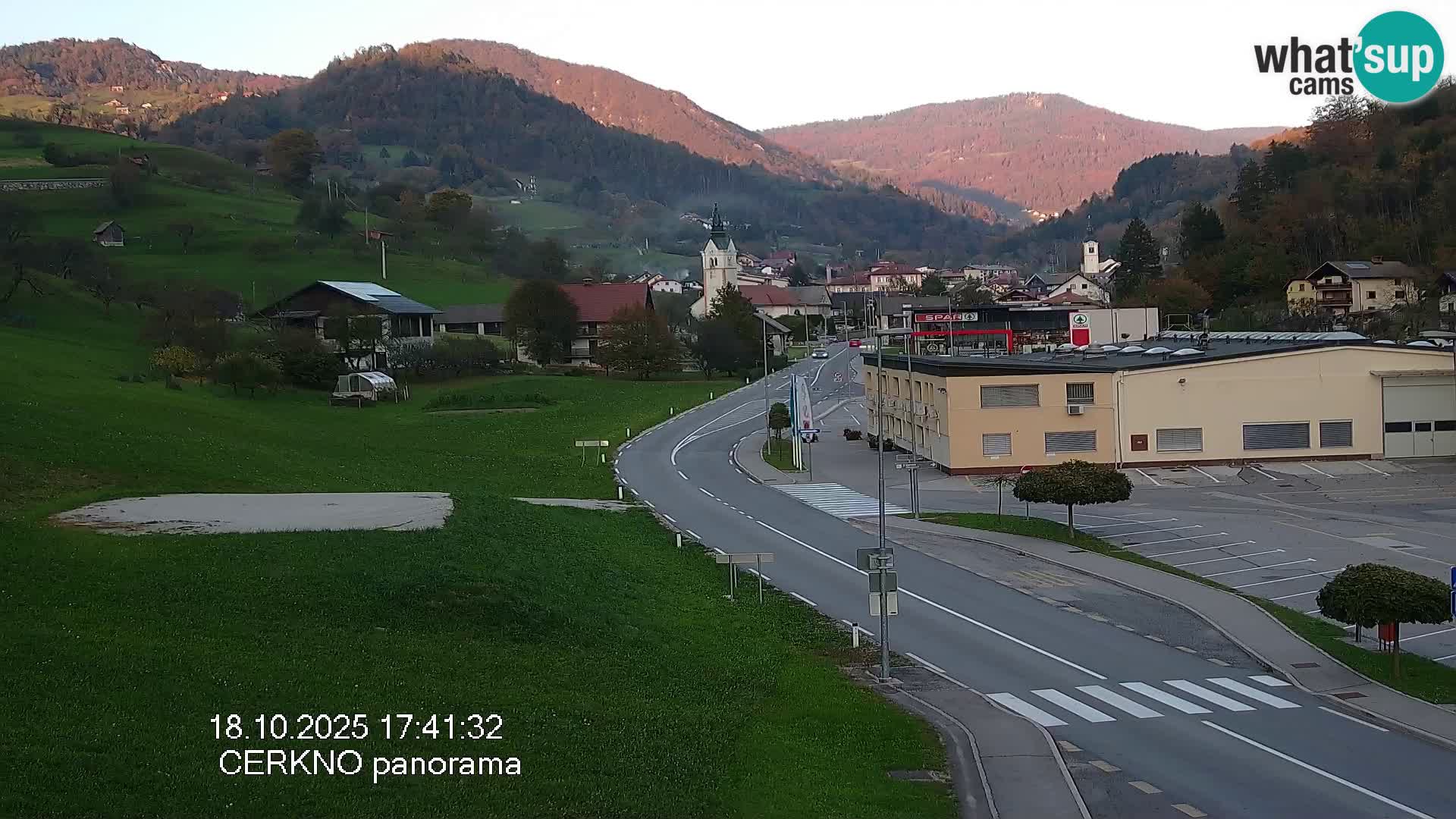 Cerkno Stadteingang Live-Webcam