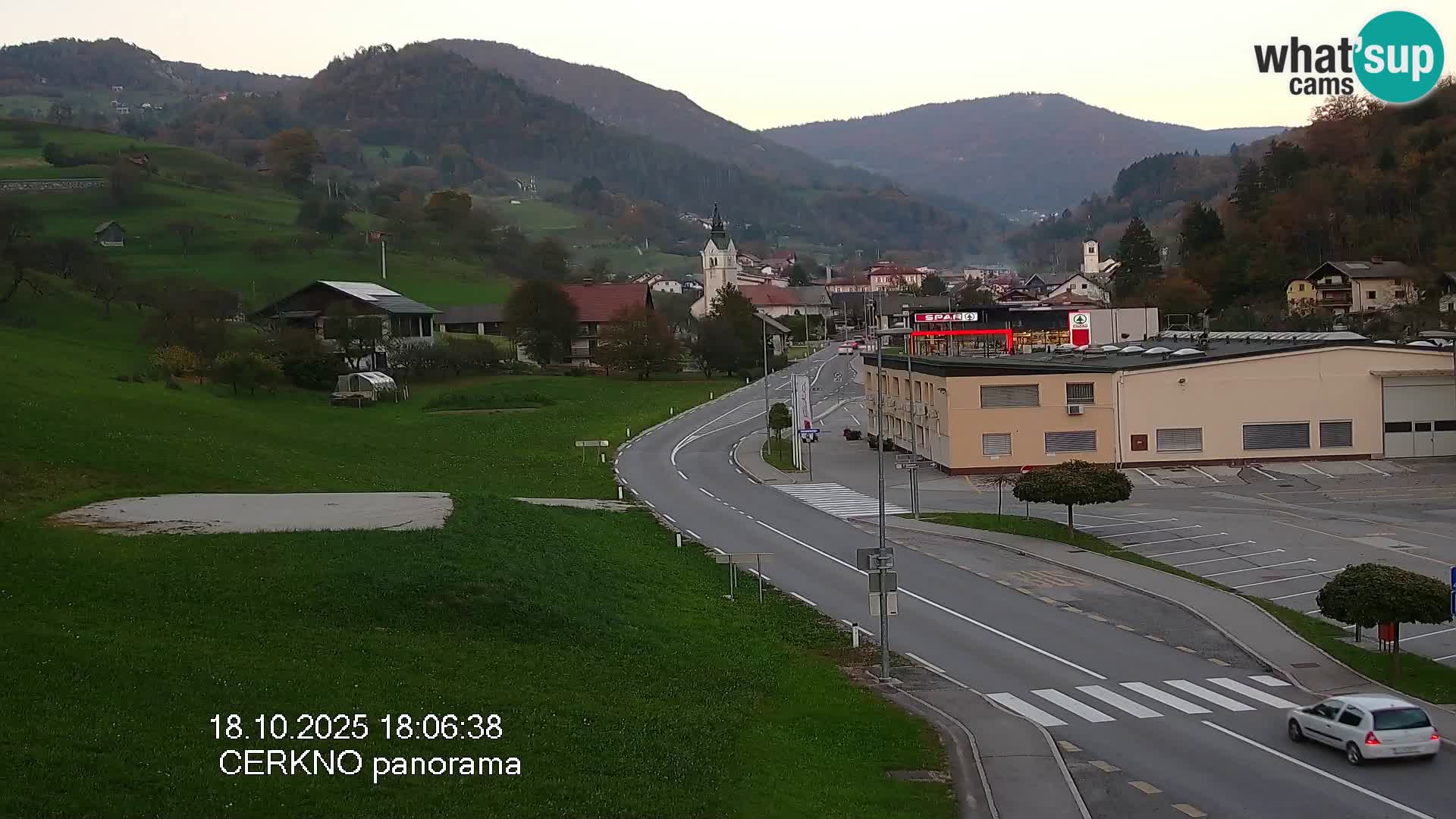 Cerkno ulaz u grad – Kamera uživo