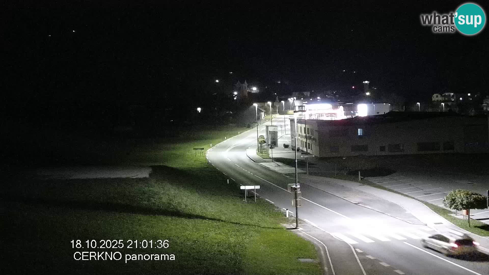 Cerkno city entrance Live Webcam