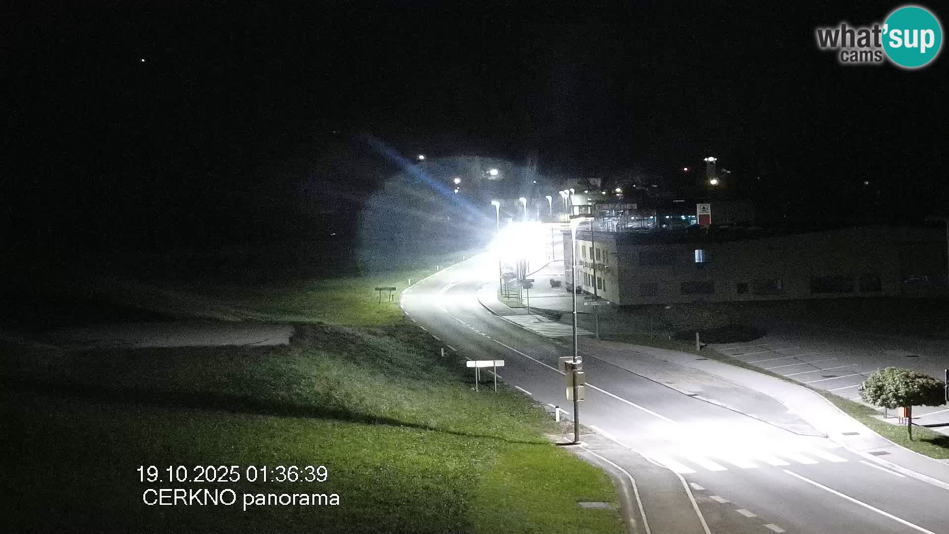 Cerkno city entrance Live Webcam