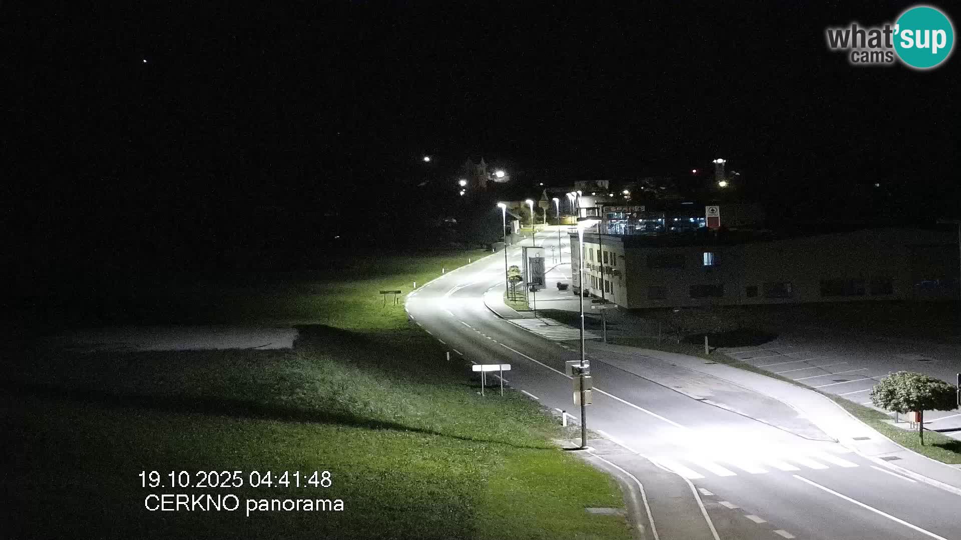 Cerkno entrada a la ciudad Webcam en vivo