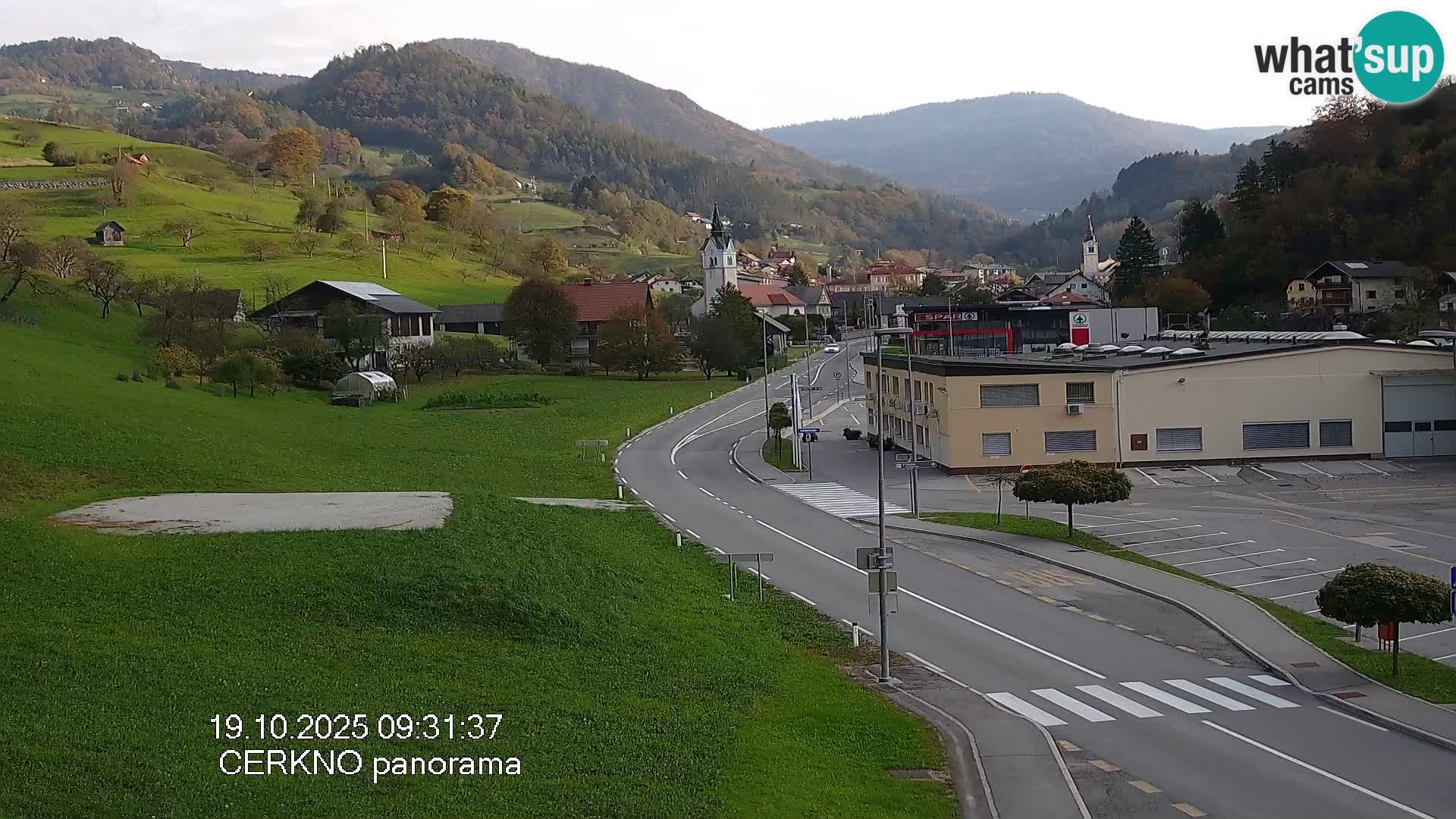 Cerkno ulaz u grad – Kamera uživo