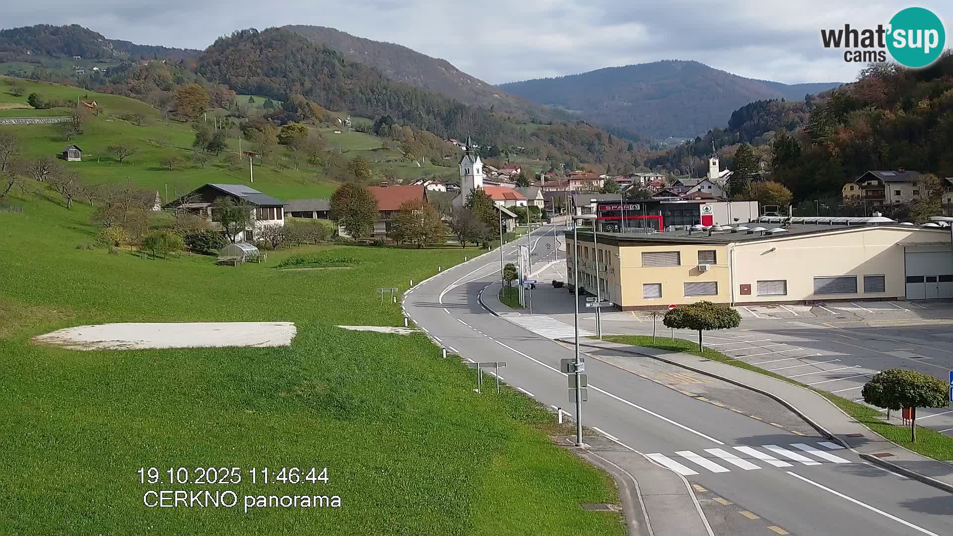 Cerkno ulaz u grad – Kamera uživo