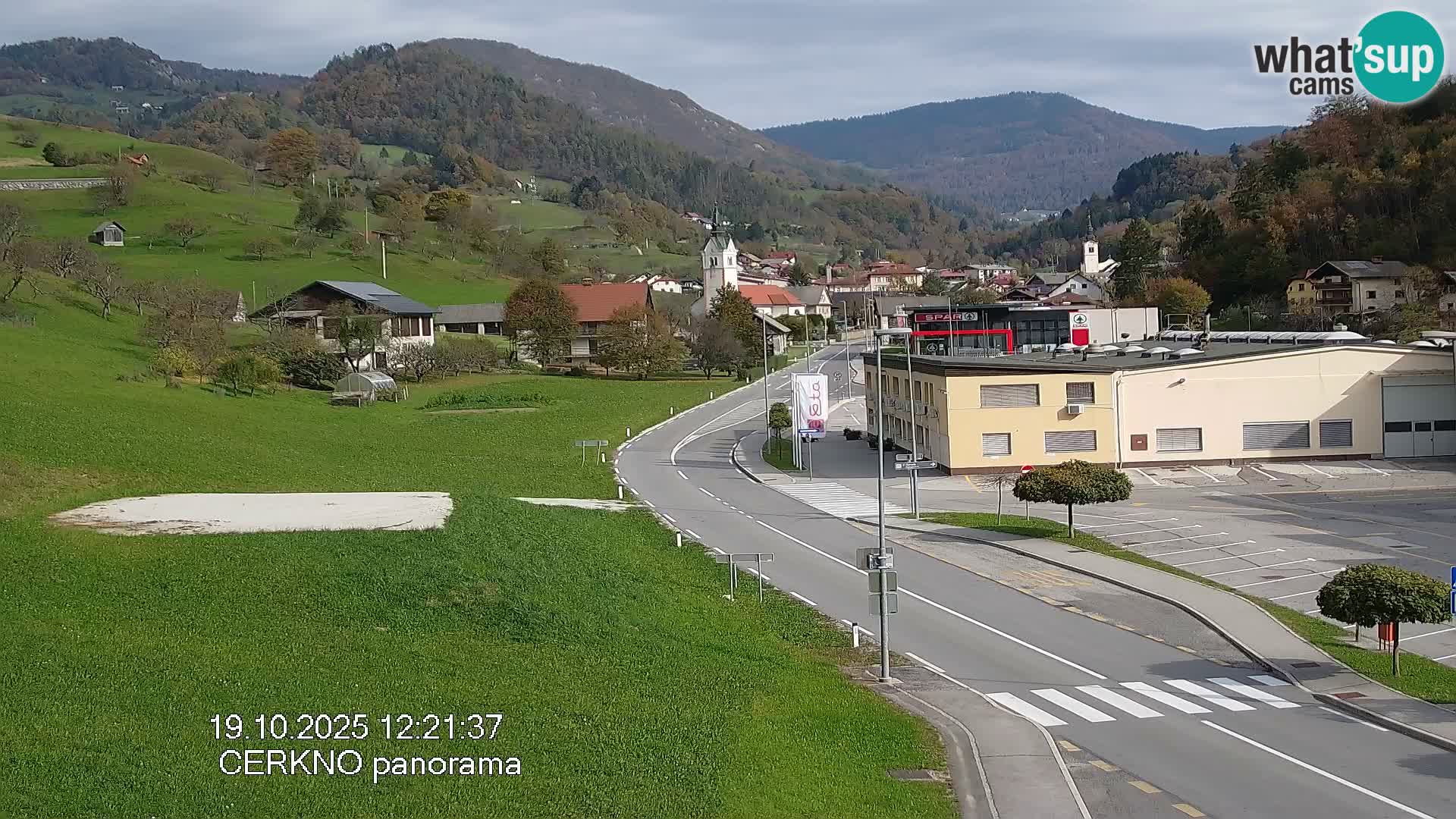 Cerkno ulaz u grad – Kamera uživo